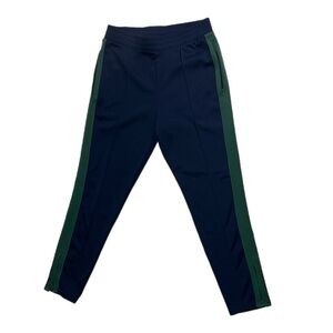 Used Nike X Martine Rose Navy Blue Green Embroidered Logo Track Pants Size M
